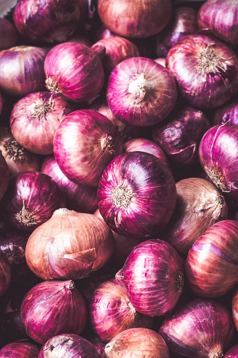 Fresh export-grade red onion from Nashik India — 40–80mm APEDA registered, phytosanitary certified